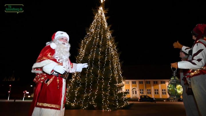 Juletræ på Klostertorvet Kalundborg