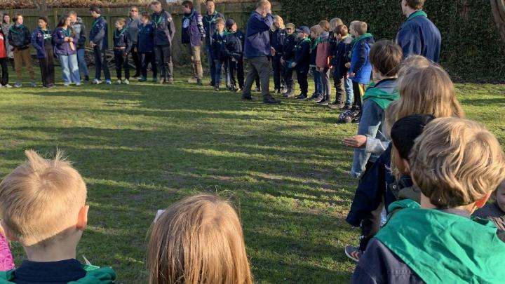 Spejderløfte aflægges v/Sct Georgdag
