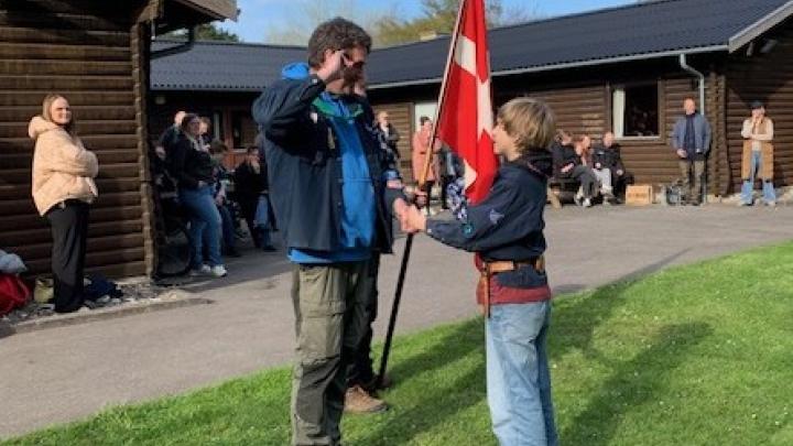 Sct. Georgdag - spejderløfte aflægges
