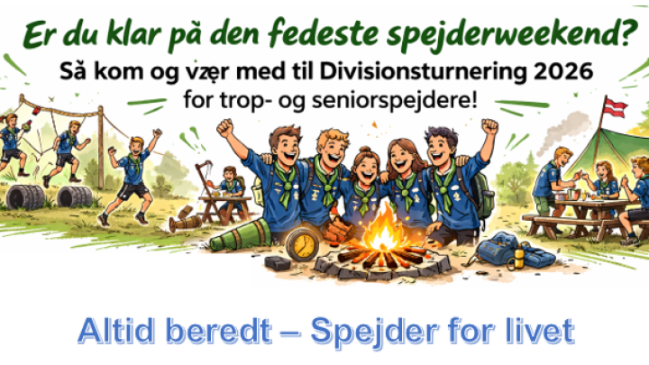 Seje spejdere på divisionsturnering