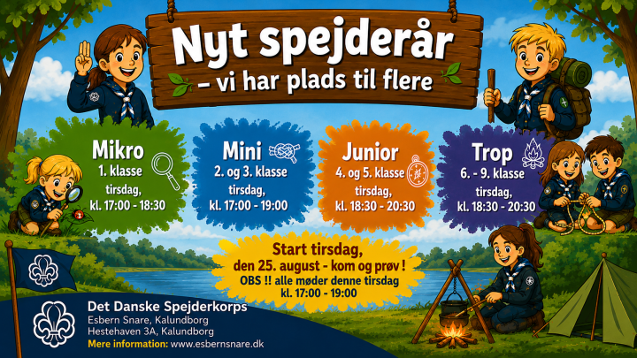 Mødetidsoversigt - OBS ! 25.08 - kl. 17:00 - 19:00